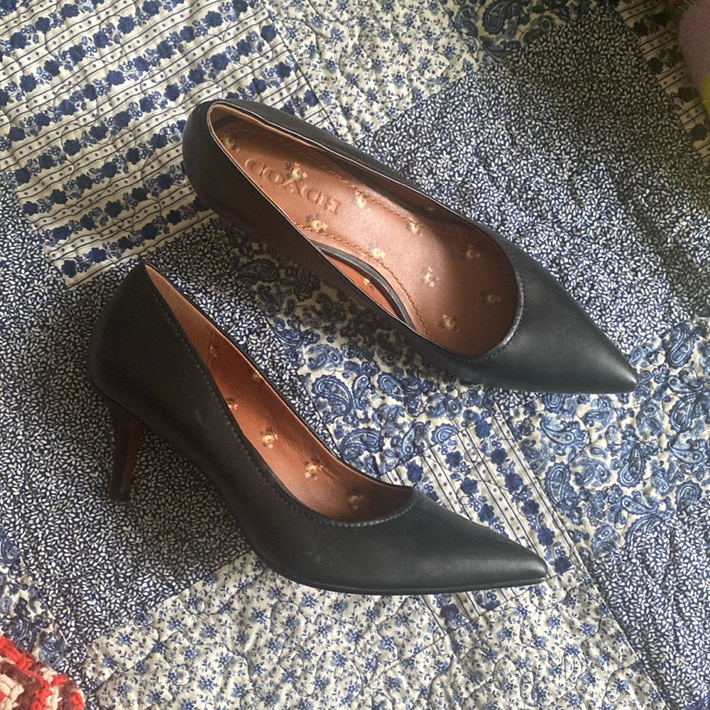 Coach Black Waverly Pump